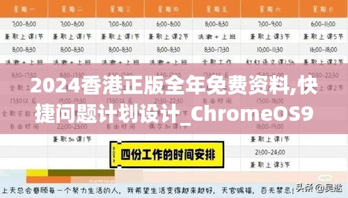 2024香港正版全年免费资料,快捷问题计划设计_ChromeOS9.291