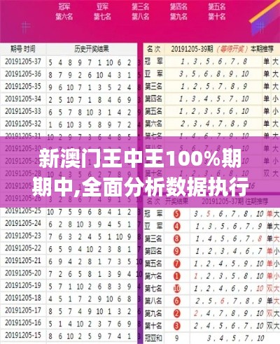 新澳门王中王100%期期中,全面分析数据执行_zShop8.718