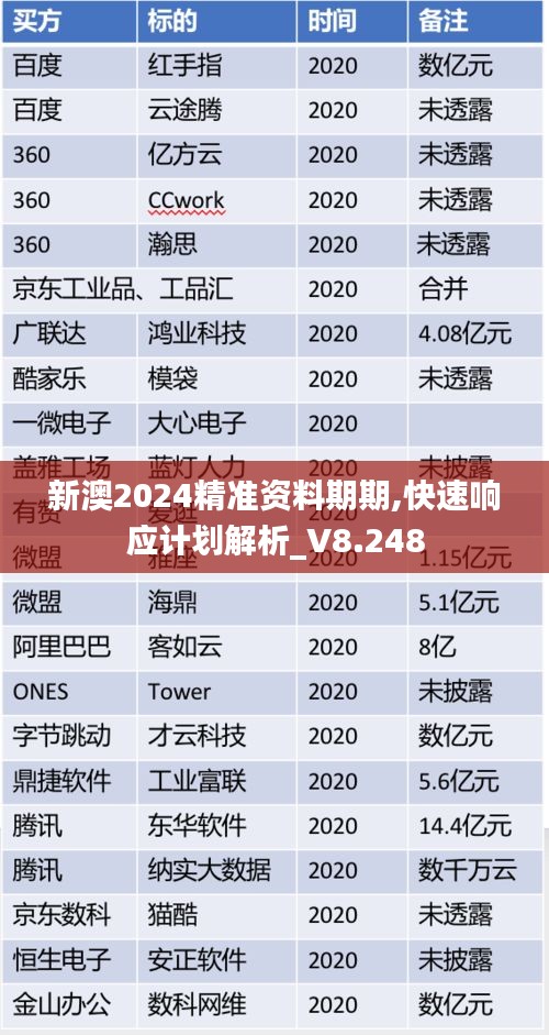 新澳2024精准资料期期,快速响应计划解析_V8.248
