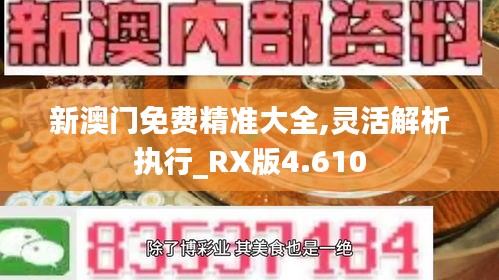 新澳门免费精准大全,灵活解析执行_RX版4.610