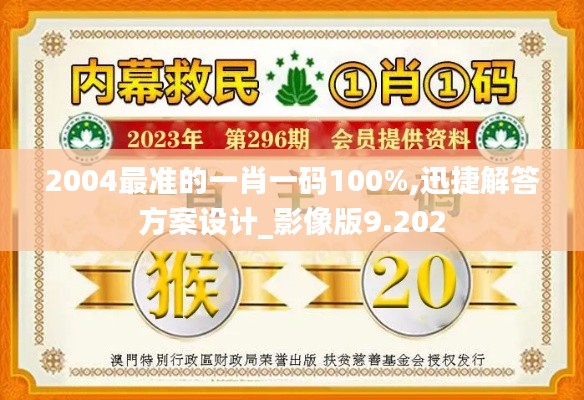 2004最准的一肖一码100%,迅捷解答方案设计_影像版9.202