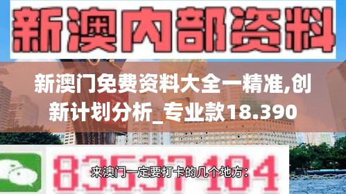 新澳门免费资料大全一精准,创新计划分析_专业款18.390