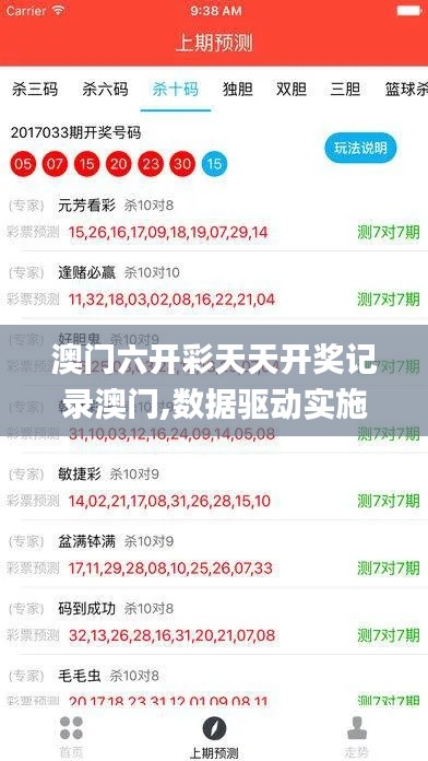 澳门六开彩天天开奖记录澳门,数据驱动实施方案_高级版10.456