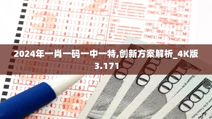 2024年一肖一码一中一特,创新方案解析_4K版3.171