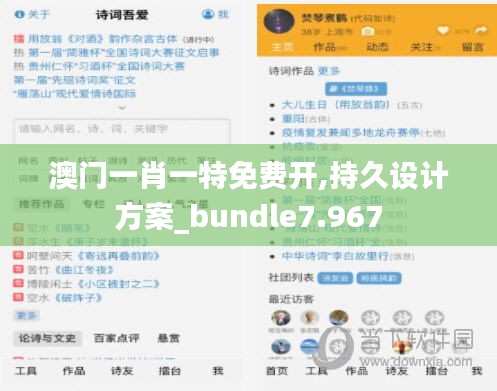 澳门一肖一特免费开,持久设计方案_bundle7.967